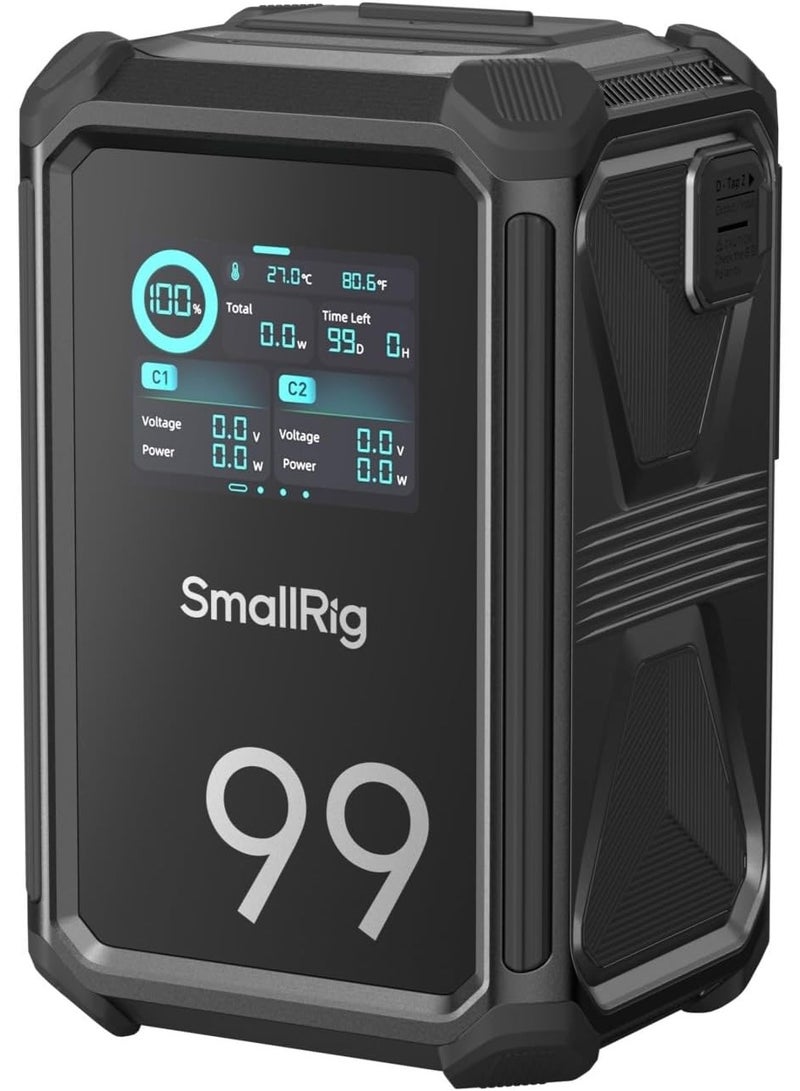 سمول ريج بطارية SmallRig X-Touch الذكية ثلاثية الحماية بنظام V-Mount سعة X99 – 4984 - Image 5